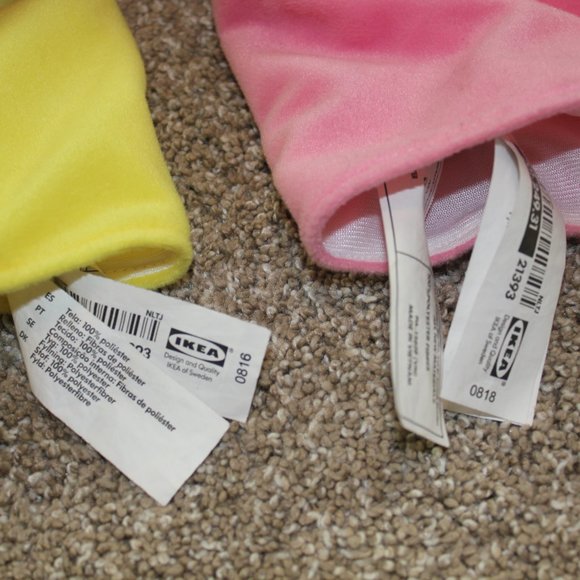 Ikea Hand Puppets Lot Horse Sheep Lion Pig Farm Animals Brown White Yellow Pink - Picture 4 of 7